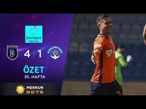 Merkur-Sports | R. Başakşehir (4-1) Kasımpaşa - Highlights/Özet | Trendyol Süper Lig - 2023/24