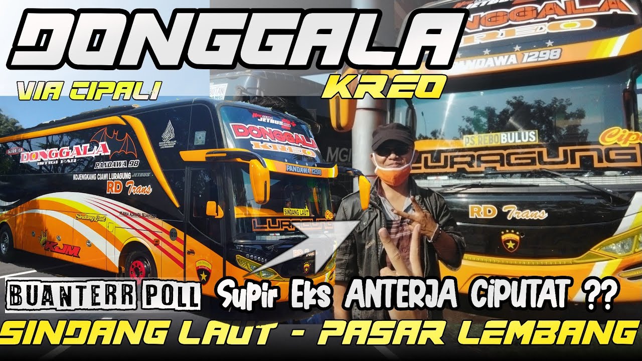 DONGGALA.. Bus BUANTER POLL & Banyak Manianya❗ Trip RD Trans 
