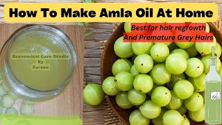 How To Make Amla Hair Oil at Home | Fresh Amla Oil for Hair Growth & Premature Grey Hairs