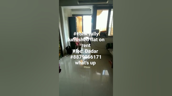 #1bhk on rent #Fully Furnished Flat #loc : Dadar #8879056171 #what's up me ..
