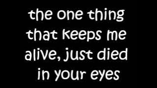 The Saturdays- Died In Your Eyes- Lyrics