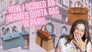 I SCORED A QUOTA BAG IN PARIS FSH & I DON'T EVEN LIKE HERMES!