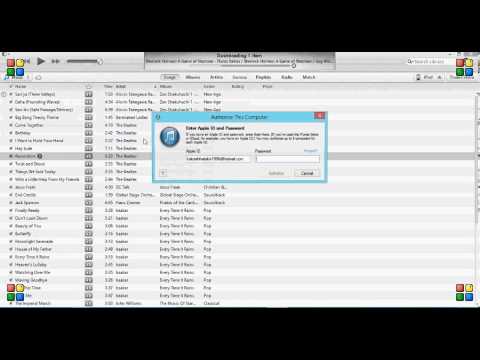 how to authorize a computer on new itunes