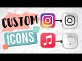 How to Customise App Icons on iPhone (iOS 14) | Kayla's World