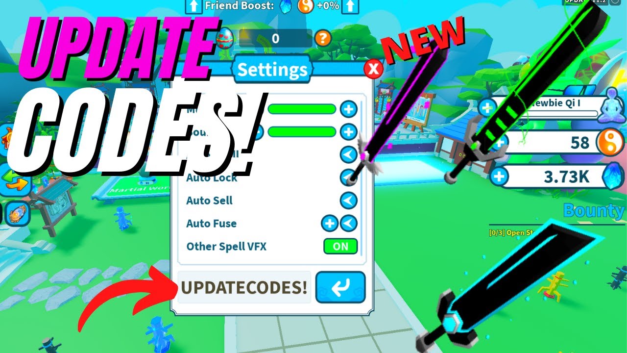 *NEW* UPDATE! 3 SWORD* CODES* [🐰+2x💧🥚] Weapon Fighting Simulator ROBLOX ...