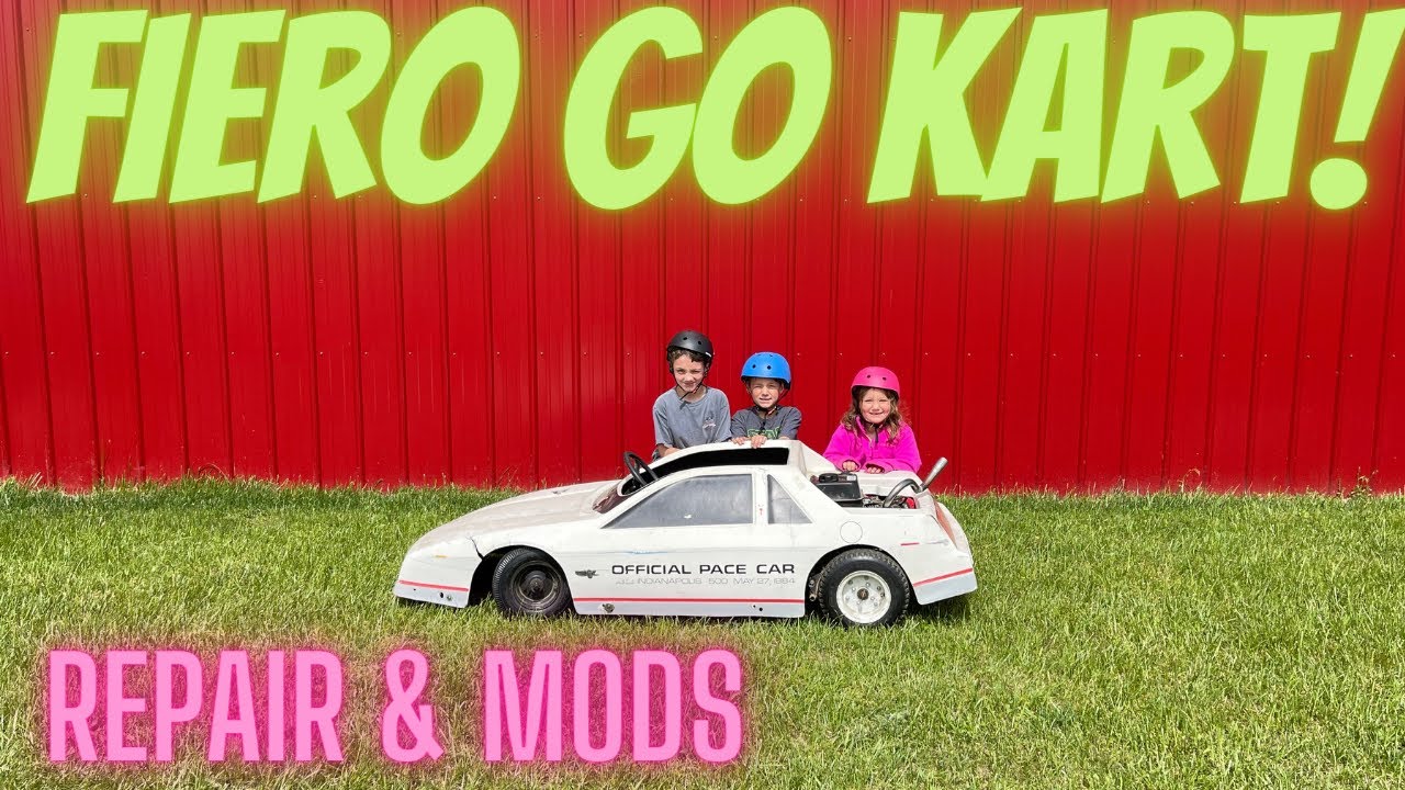 Fiero Go Kart repair and mods! YouTube
