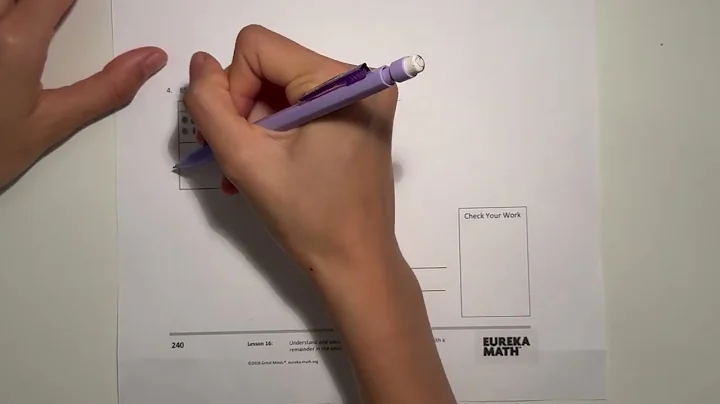 Eureka Math Grade 4 Module 3 Lesson 16 Homework | #mathwithaubrey