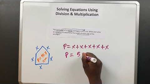 Word Problem - Solving Equations: Using Multiplication & Division - Math Video of Math Minutes Pro