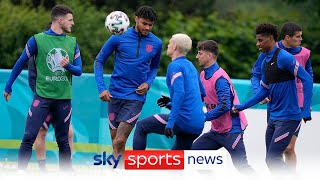 All 26 England players appear fit as they train ahead of quarter-final against Ukraine