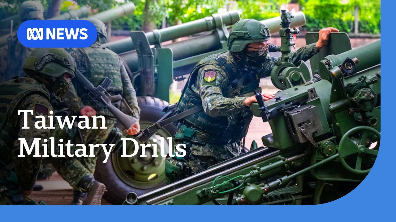 Taiwan expands military drills amid threats from China | ABC NEWS - YouTube