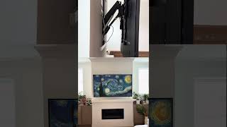 Samsung Frame TV Pro + MantleMount 815 + RB100 Combo #samsungframetv #tvinstallation #mantlemount