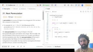 LeetCode 31 Next Permutation Explained | Arrays, Greedy & Two Pointers Next Permutation Leetcode 31 Amazon Google Microsoft Leetcode31 Leetcode 31 Solution
