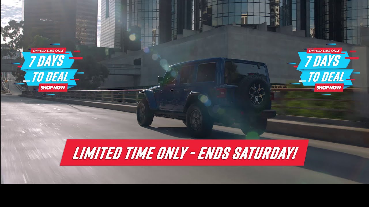 𝟳 𝗗𝗔𝗬𝗦 𝗧𝗢 𝗗𝗘𝗔𝗟 - 𝗟𝗶𝗺𝗶𝘁𝗲𝗱 𝗧𝗶𝗺𝗲 - Frisco Chrysler Jeep RAM