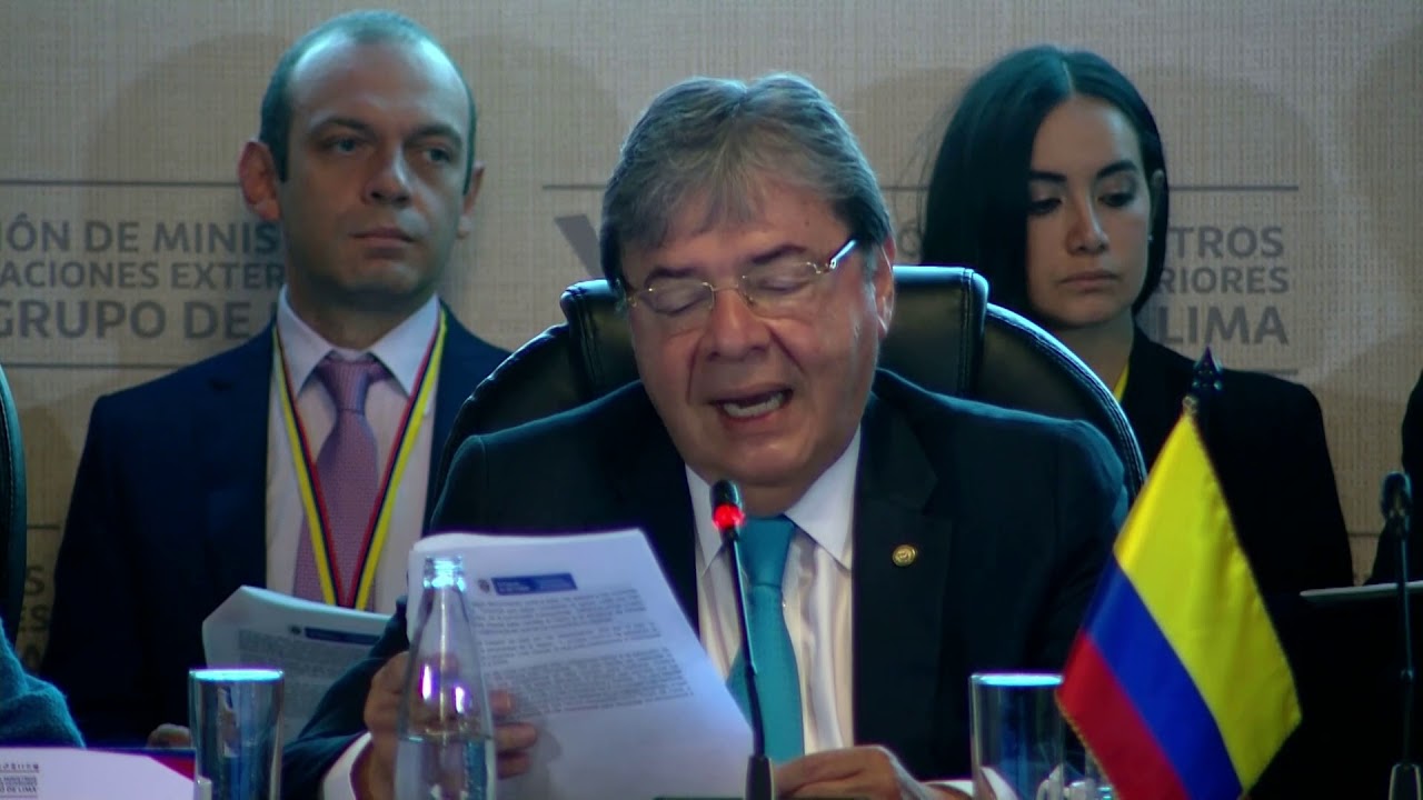 colombia map Declaración del Canciller de Colombia en la XI Reunión del Grupo de Lima
