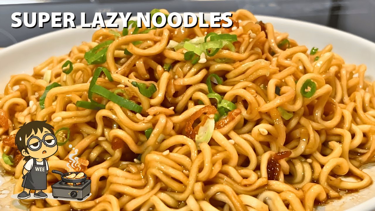 Shallot Oil Noodles: The Ultimate Lazy Day Meal! (Homemade Shallot Oil Recipe)