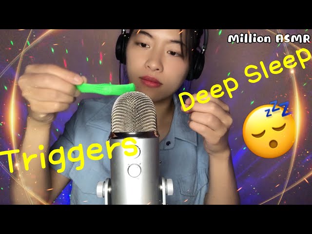 ASMR Deep Sleep Relaxing Triggers (Get you to sleep 😴 now )