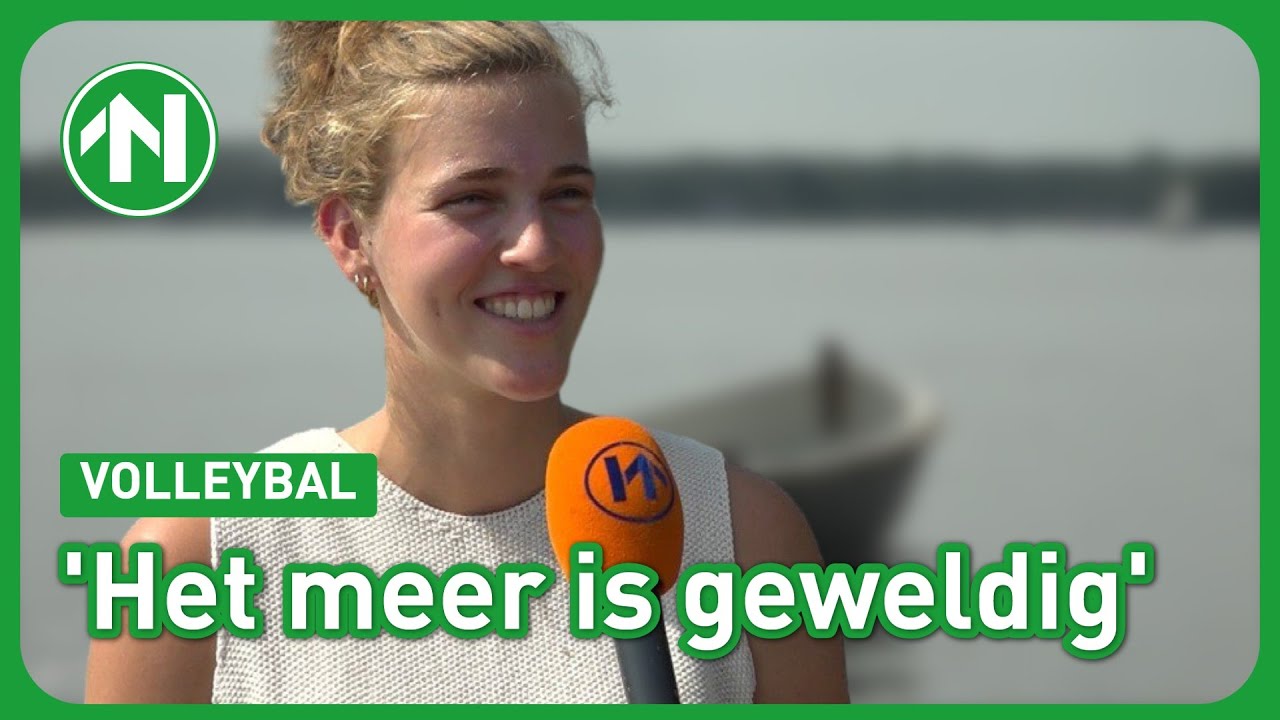 Volleybalster Jolien Knollema brengt zomer door aan Paterswoldsemeer
