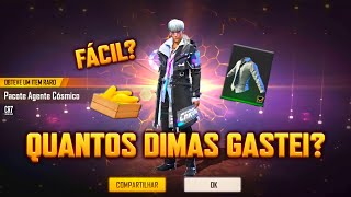 PEGUEI TUDO! CAIXA DE MILHO, PACOTE AGENTE CÓSMICO, CAMISA DEPOIS DE HORAS, NOVO EVENTO FREE FIRE