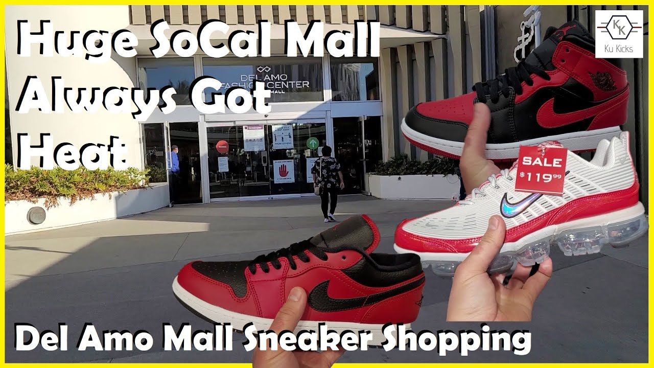 Huge Del Amo Mall! Sneaker Shopping 