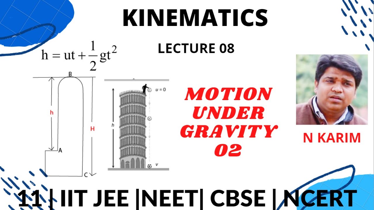 KINEMATICS 08 | MOTION UNDER GRAVITY - VERTICAL MOTION- 2 | IIT JEE ...