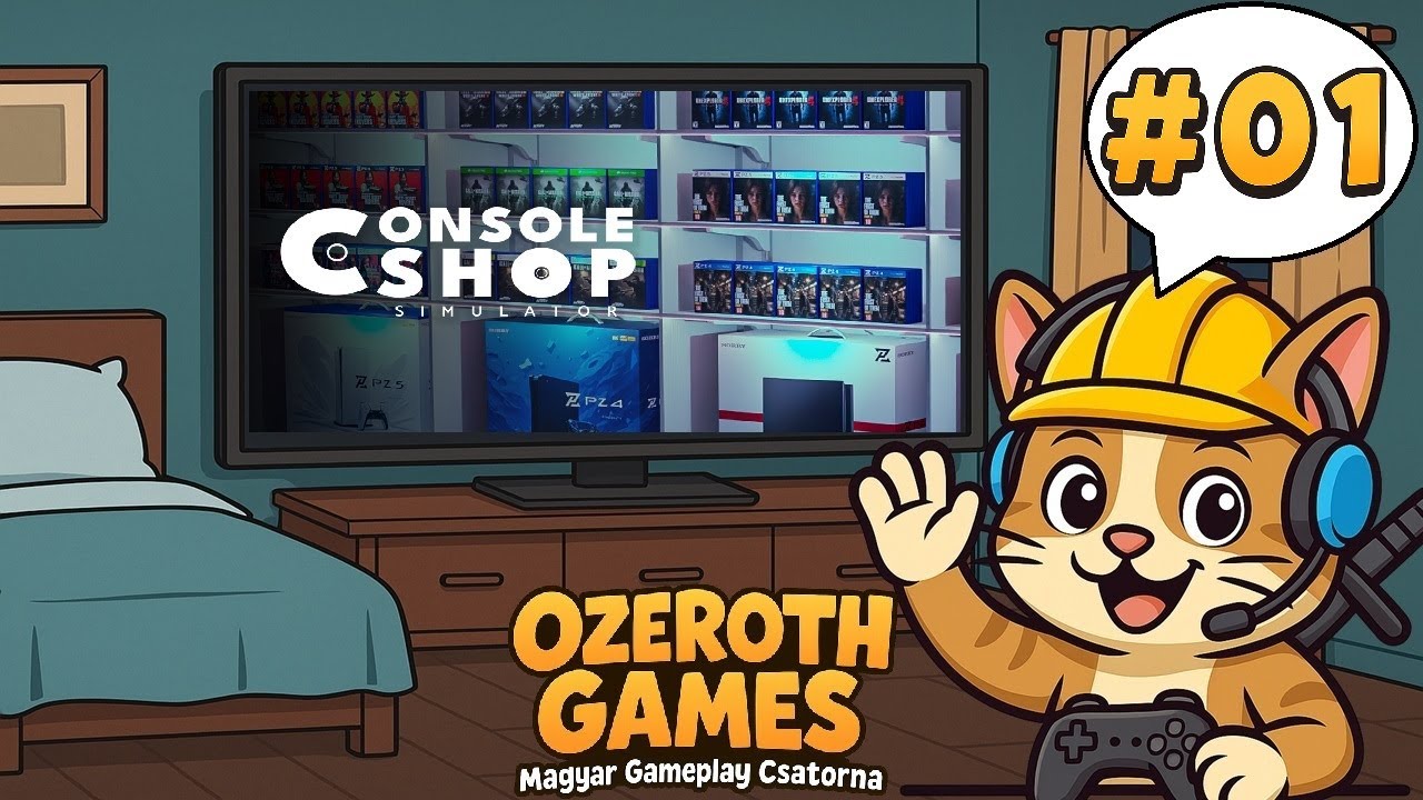 Console Shop Simulator | Magyar Gameplay #1
