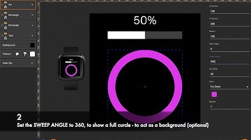Creating a Battery Bar & Progress Arc with FITFACE