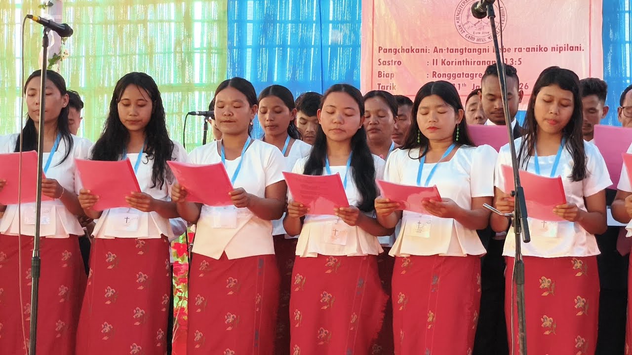 11 January 2026 Rejanggre B C Choir group song Nambejok 