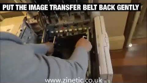 OKI C9650 C9850 TRANSFER BELT RESET