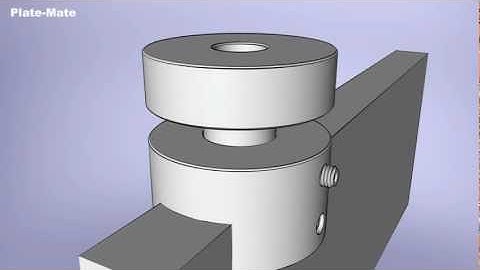 Drill / Tap Guide Jig.  Concept animation.
