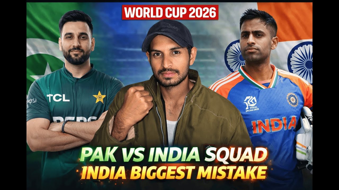 Ye Galti India Ko World Cup Harwayegi? ❌ India Squad vs Pakistan Squad 2026 