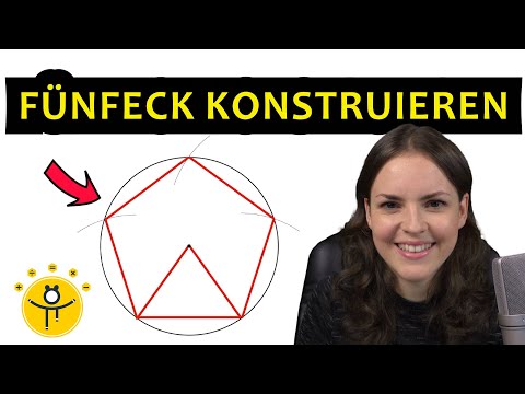 FÜNFECK konstruieren – Konstruieren mit Zirkel und Lineal (Geodreieck)