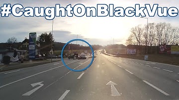 Illegal Turn Attempt Ends In A Crash #CaughtOnBlackVue