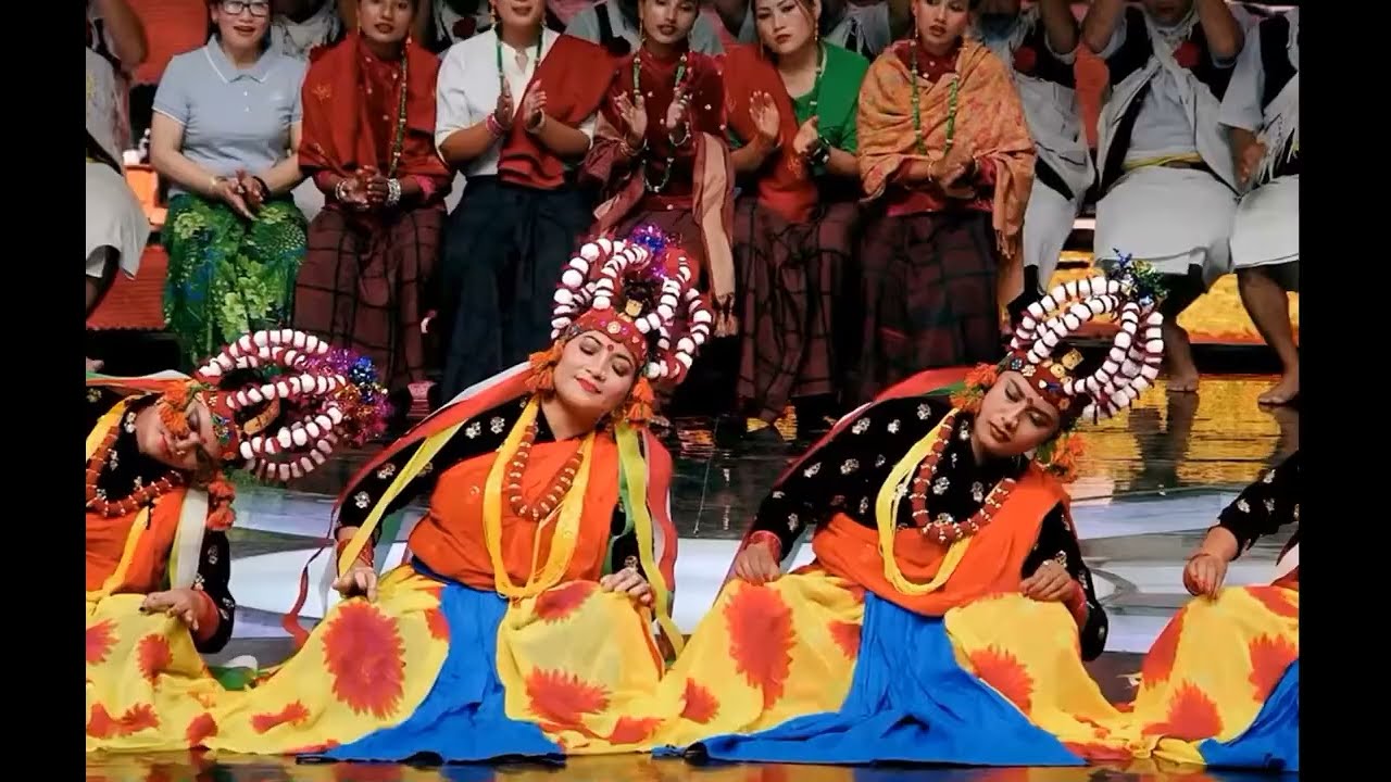 Ghatu Dance performed by Nepal Police on the stage of Mero Dance Universe 2023  Cultural Group