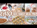 EASY BUDGET FRIENDLY WEEKLY MEAL PREP RECIPES LARGE FAMILY MEALS WHATS FOR DINNER FREEZER MEALS