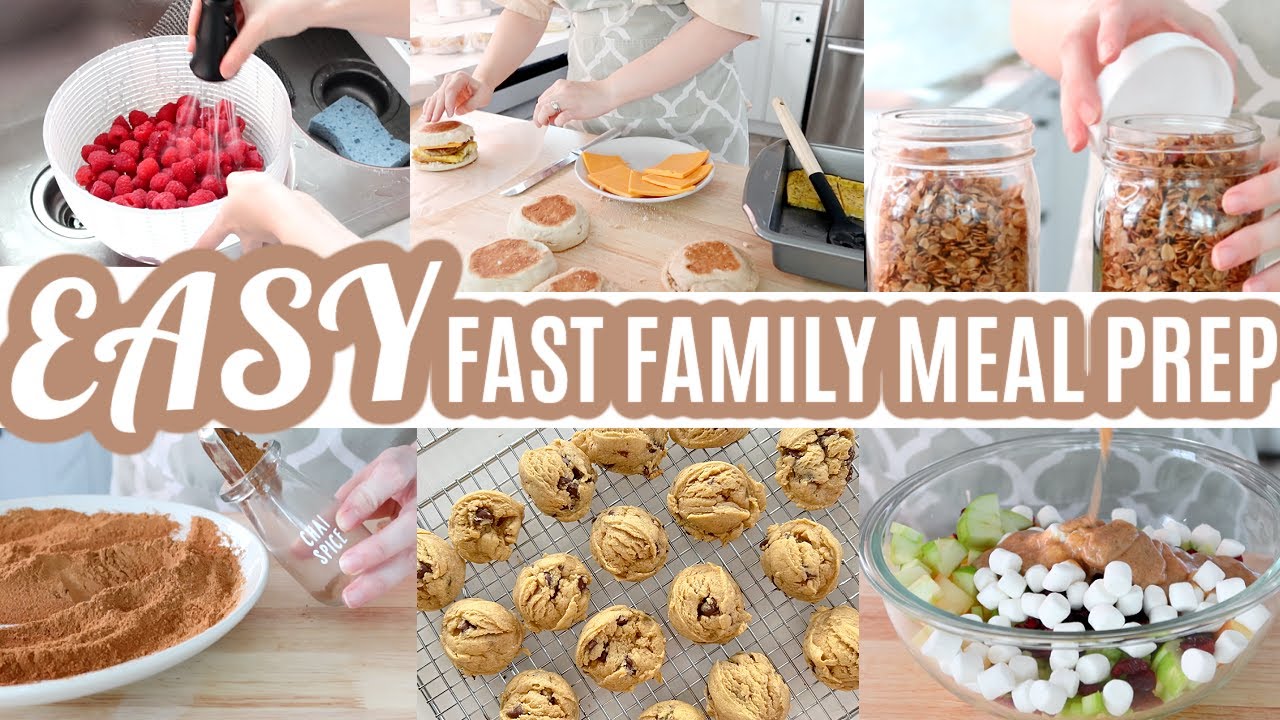 EASY BUDGET FRIENDLY WEEKLY MEAL PREP RECIPES LARGE FAMILY MEALS WHATS
