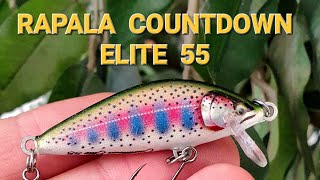 Rapala Countdown Elite 55 | Challenge - One Lure All Day | River Trout Fishing Uk