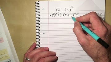 45  Binomial Expension Chapter 8 section 3 Edexcel Pure AS Level Maths