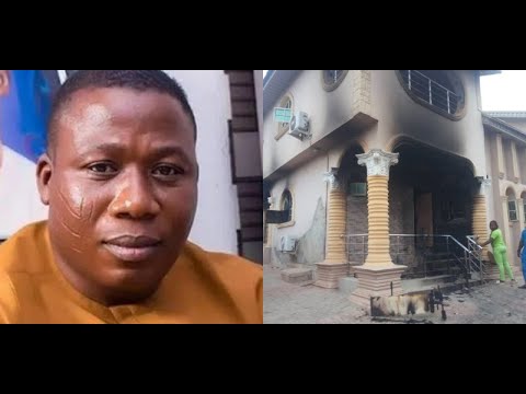 Sunday Igboho's House Burnt By Unidentified Gun Men In Ibadan