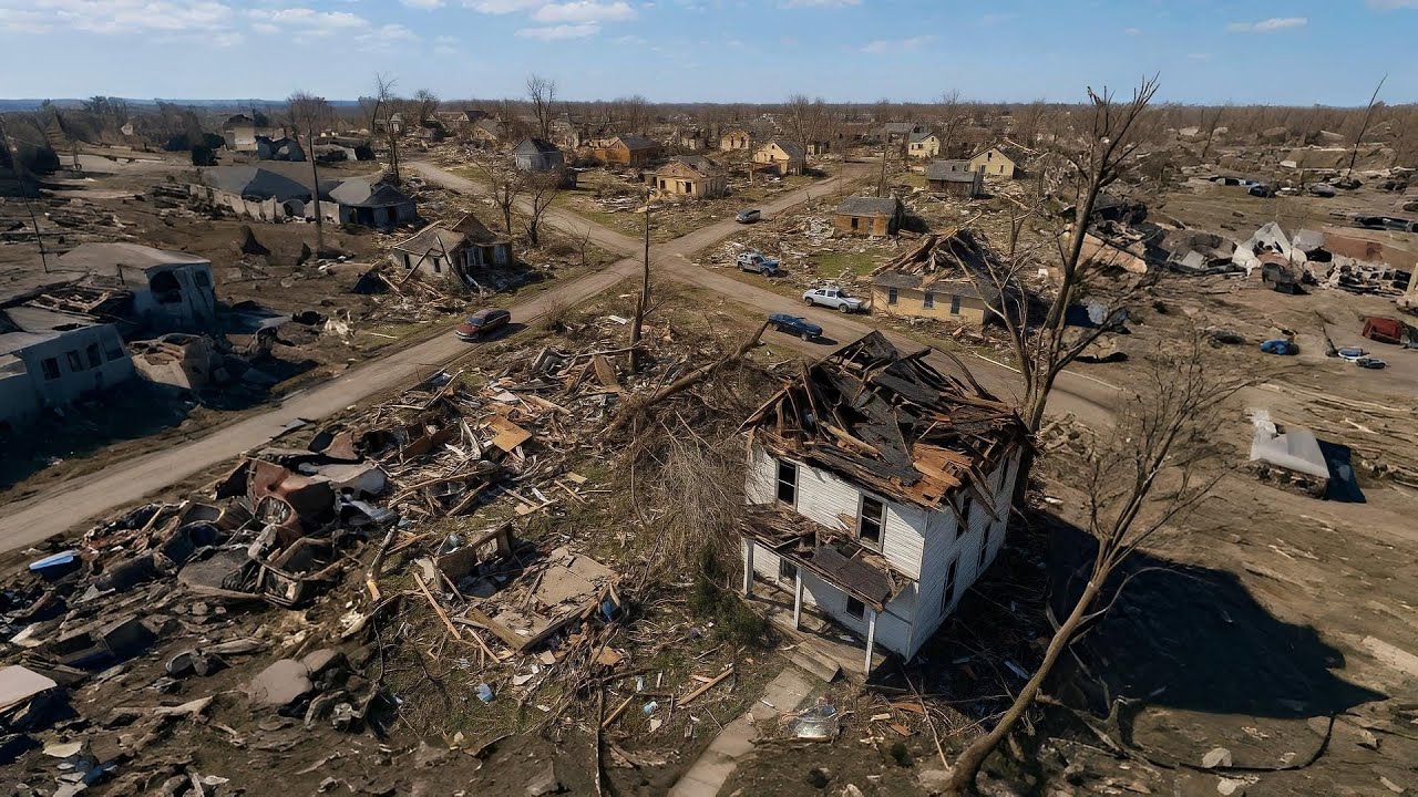 Chaos in Kansas, USA ! 🌪️Massive Tornado Destroys Homes & Causes ...