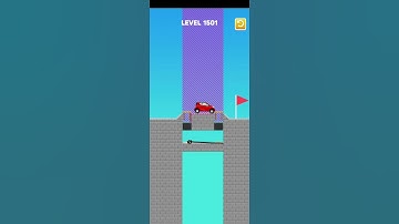 Draw Bridge puzzle level 1501 #gameplay #games #gaming #trending #drawing #game #draw #short #shorts