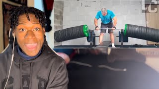 Old Man Lifted 1697 lbs Off The Rack! \/ Trey Reacts