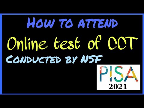 || Online practice test of CCT by NSF ||