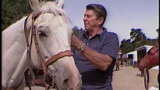 President Reagan and Nancy Reagan at Rancho Del Cielo on September 1, 1982