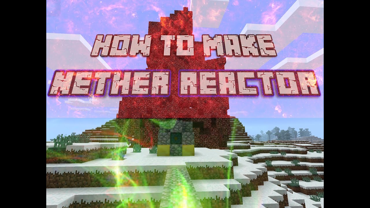 How to make Nether reactor - YouTube