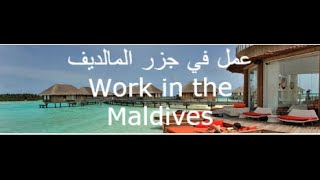 Work in the Maldives  عمل في جزر المالديف