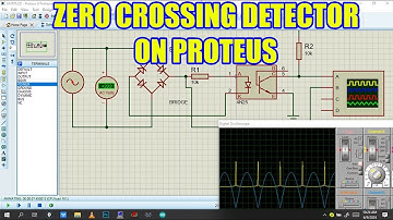 How to make Zero (0) crossing circuit on proteus simulation.