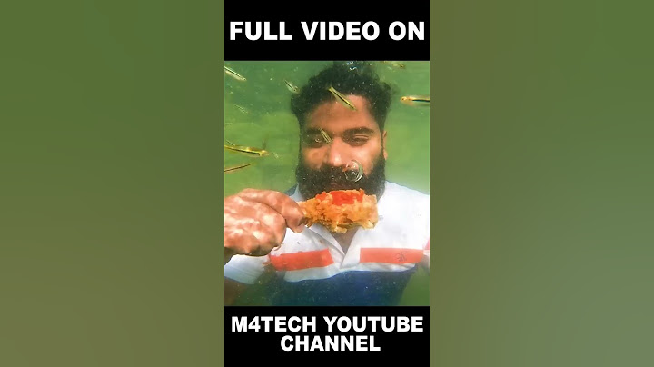 Eating food under water |m4 tech | #shorts