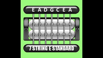 Perfect Guitar Tuner (7 String E Standard = E A D G C E A)