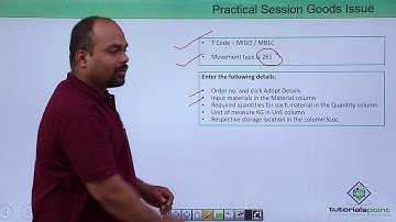 SAP PP - SAP PP Goods Issue