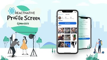 React Native Profile Screen | React Native Profile UI ⭕👍